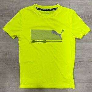 Puma Boy’s Bright Yellow Graphic Tee